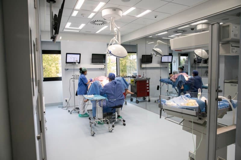 Salle de simulation hospitalière UE